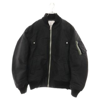 サカイ(sacai)のSacai サカイ 24SS Nylon Twill Embroidered Patch Blouson ナイロンツイルエンブロイダリーパッチブルゾン ブラック 24-03319M(ブルゾン)