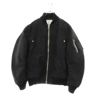 サカイ(sacai)のSacai サカイ 24SS Nylon Twill Embroidered Patch Blouson ナイロンツイルエンブロイダリーパッチブルゾン ブラック 24-03319M(ブルゾン)