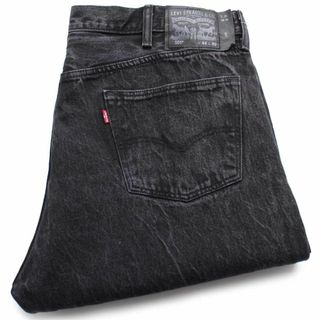 リーバイス(Levi's)のメキシコ製 Levi'sリーバイス 501 ブラック デニムパンツ w44 L30★SDP2622 特大 ジーンズ ストレート オーバーサイズ ビッグサイズ(デニム/ジーンズ)