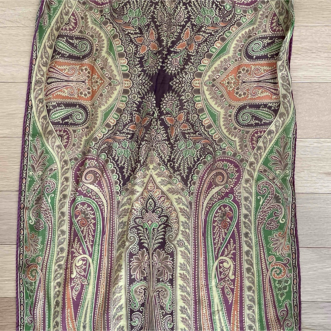 ETRO(エトロ)のエトロ　ストール　スカーフ　シルク レディースのファッション小物(バンダナ/スカーフ)の商品写真