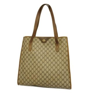 グッチ(Gucci)の【4hd4262-r】グッチ トートバッグ/GGスプリーム/92 02 998/PVC/ブラウン/ベージュ/ゴールド金具 【中古】 レディース(トートバッグ)