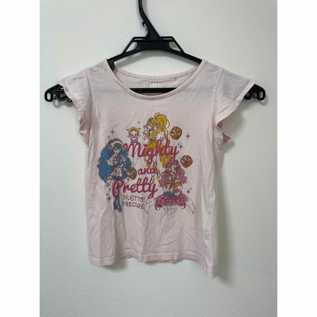 UNIQLO(ユニクロ)のプリキュア　Tシャツ　110cm 女の子 キッズ/ベビー/マタニティのキッズ服女の子用(90cm~)(Tシャツ/カットソー)の商品写真