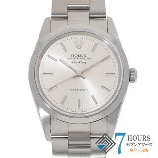 ロレックス(ROLEX)の【119797】ROLEX ロレックス  14000M エアキング シルバーダイヤル Z番 SS 自動巻き ギャランティーカード 当店オリジナルボックス 腕時計 時計 WATCH メンズ 男性 男 紳士【中古】(腕時計(アナログ))