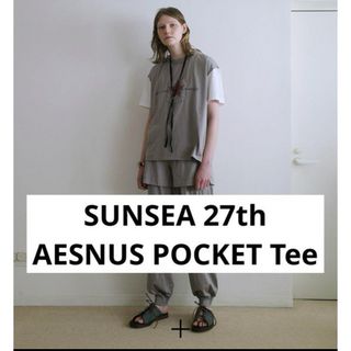 サンシー(SUNSEA)の即完売　SUNSEA 27th AESNUS POCKET T Tシャツ(Tシャツ/カットソー(半袖/袖なし))