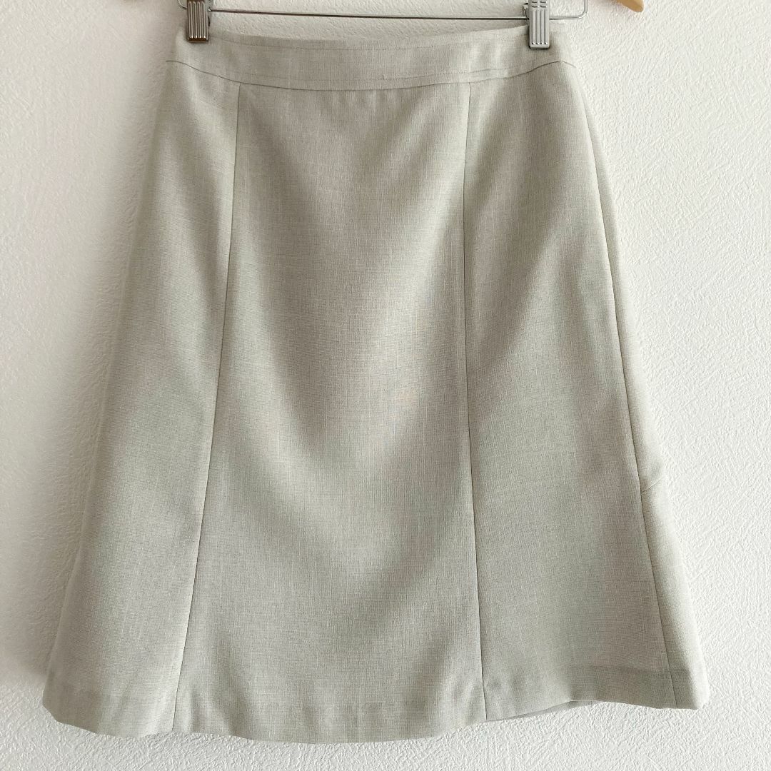 美品 [MiLuLu] 麻調マーメイドカート（膝丈） レディースのスカート(ひざ丈スカート)の商品写真