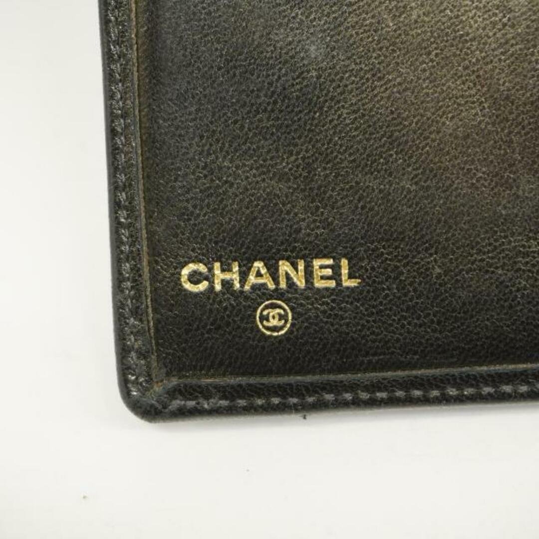 CHANEL(シャネル)の★SALE 【4hd4321-r】シャネル 名刺入れ/ラムスキン/ブラック 【中古】 レディース レディースのファッション小物(名刺入れ/定期入れ)の商品写真