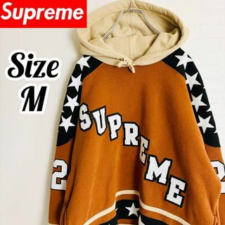 シュプリーム(Supreme)の【美品 希少】supreme シュプリーム ホッケーパーカー 刺繍ロゴ(パーカー)