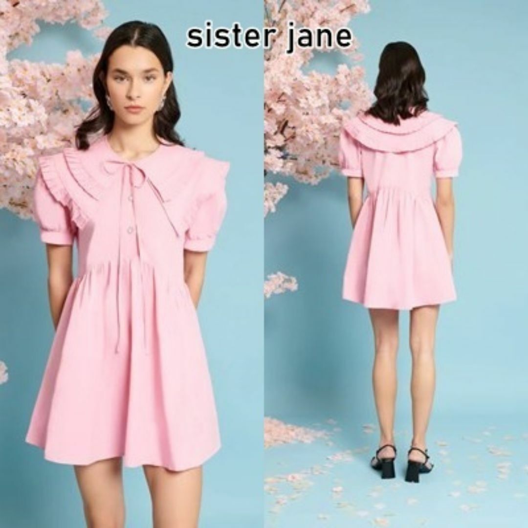 sister jane(シスタージェーン)のSister Jane フリルカラー ミニワンピース レディースのワンピース(ミニワンピース)の商品写真