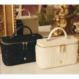 ハーリップトゥ(Her lip to)の2023 HLT Tweed Vanity Bag (white)(ハンドバッグ)