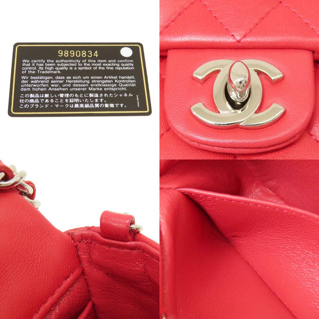 CHANEL(シャネル)のCHANEL ミニチェーンショルダー マトラッセ シルバー金具 ショルダーバッグ ラムスキン レディース レディースのバッグ(ショルダーバッグ)の商品写真