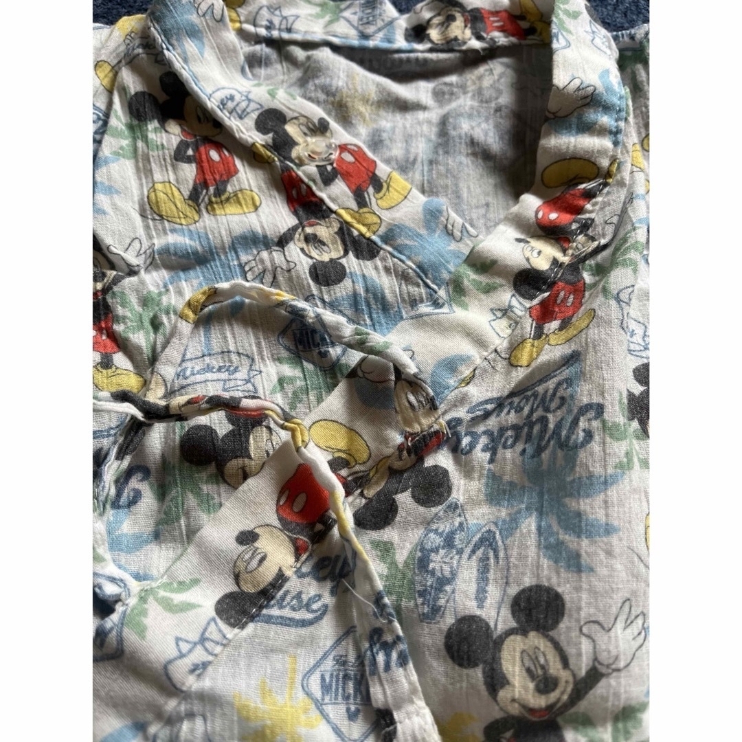 ミッキー　甚平風ロンパース キッズ/ベビー/マタニティのベビー服(~85cm)(ロンパース)の商品写真