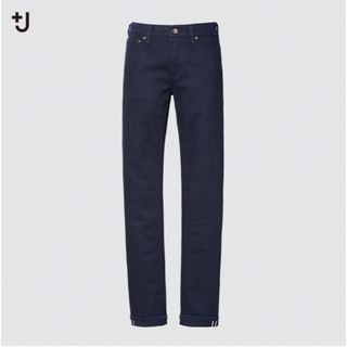 ユニクロ(UNIQLO)のUNIQLO➕J  ジーンズ　ネイビー26（66センチ）(デニム/ジーンズ)