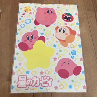 星のカービィ　購入特典非売品ウォールステッカー(キャラクターグッズ)