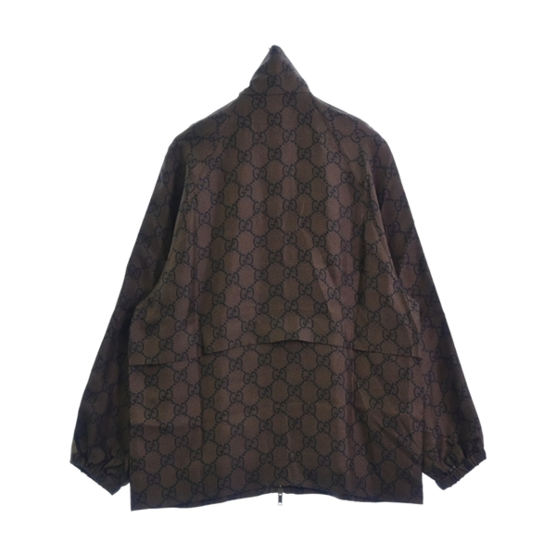 Gucci(グッチ)のGUCCI グッチ ブルゾン XXS 茶x黒(総柄) 【古着】【中古】 レディースのジャケット/アウター(その他)の商品写真