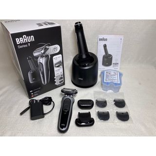 ブラウン(BRAUN)のブラウン メンズシェーバーシリーズ7 ヒゲトリマー 71-S7501cc 洗浄機(メンズシェーバー)