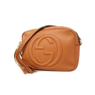 グッチ(Gucci)の【4hd4360】グッチ ショルダーバッグ/ソーホー/308364/レザー/ブラウン/シャンパンゴールド金具 【中古】 レディース(ショルダーバッグ)