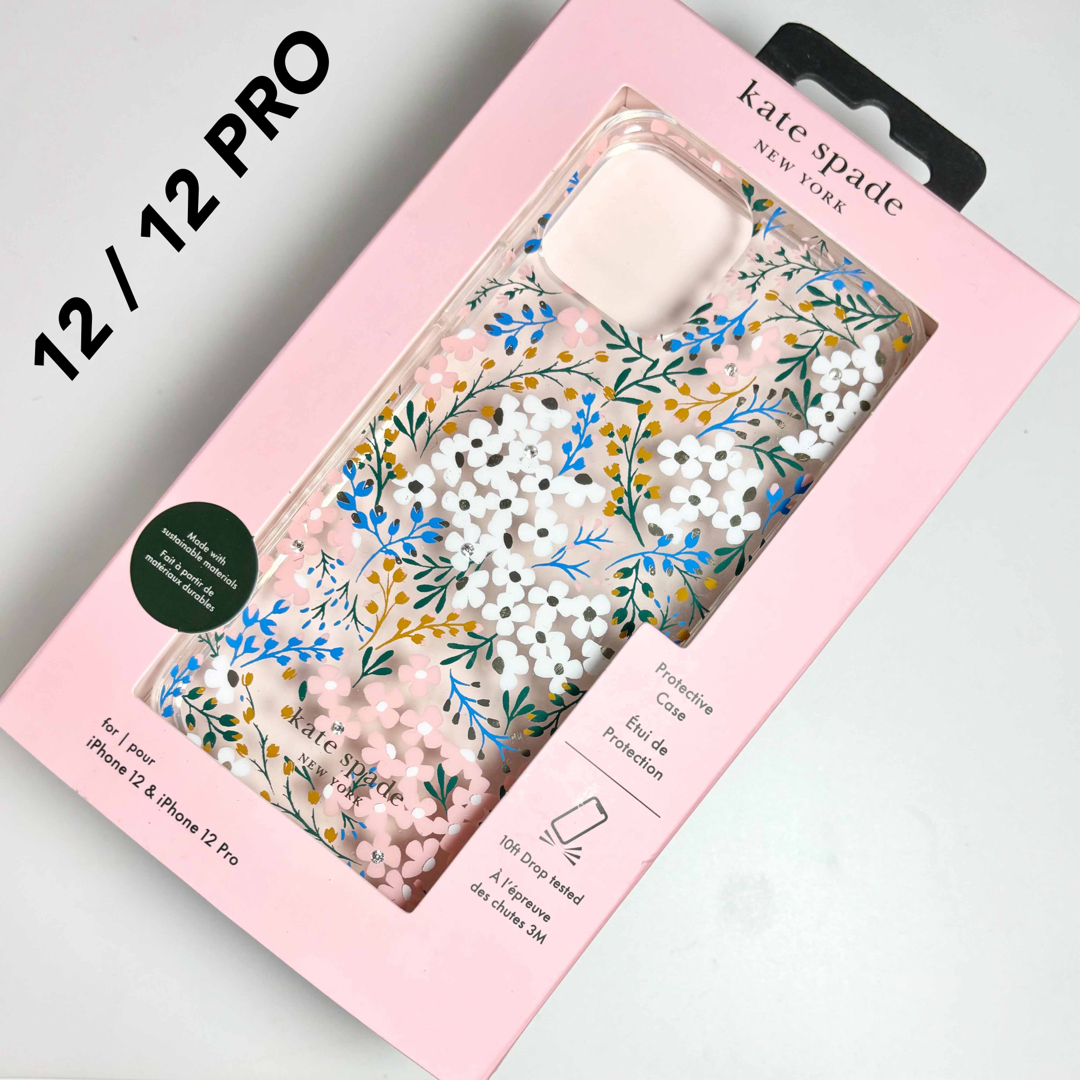 kate spade new york(ケイトスペードニューヨーク)のケイトスペード iPhone 12 / 12 PRO ケース マルチフローラル スマホ/家電/カメラのスマホアクセサリー(iPhoneケース)の商品写真