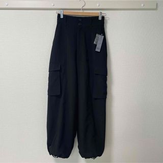 【JEANASiS】美品 ハイウエストフラップポケットパンツ 黒