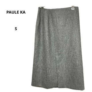 PAULE KA - 美品 PAULE KA ポールカ スカート グレー 36 おしゃれ