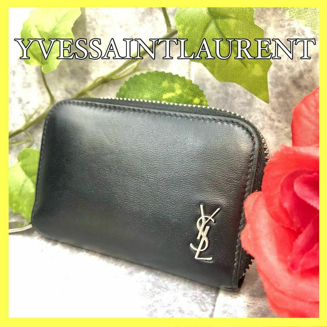 Yves Saint Laurent(イヴサンローラン)の❤️美品❤️ サンローラン イヴサンローラン 財布 コンパクトウォレット レザー レディースのファッション小物(財布)の商品写真