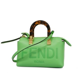 フェンディ(FENDI)の【4hd4540】フェンディ ツーウェイバッグ/バイザウェイミニ/レザー/ライトグリーン/ゴールド金具 【中古】 レディース(その他)