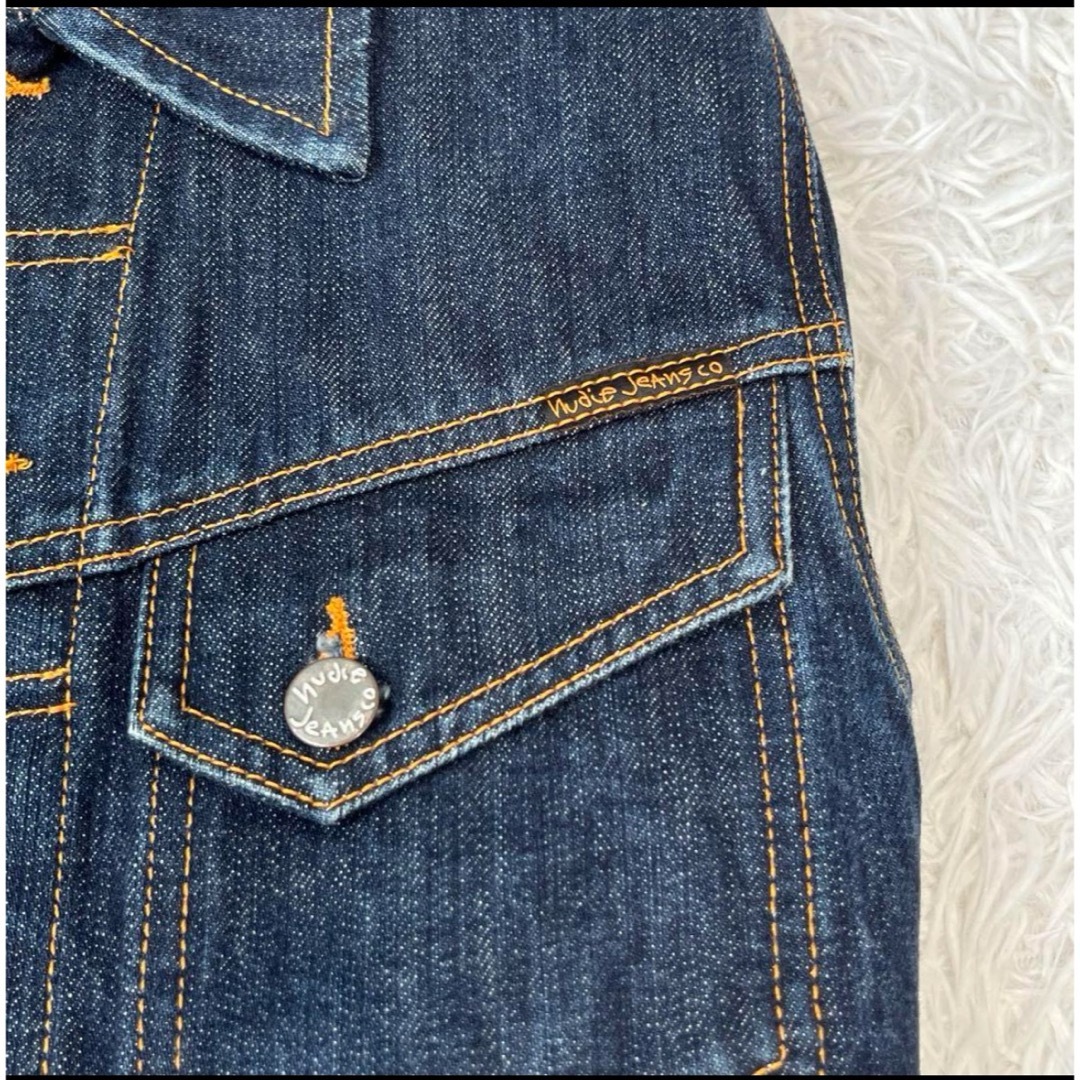 Nudie Jeans(ヌーディジーンズ)のnudie jeans ヌーディジーンズ Gジャン　デニム メンズのジャケット/アウター(Gジャン/デニムジャケット)の商品写真