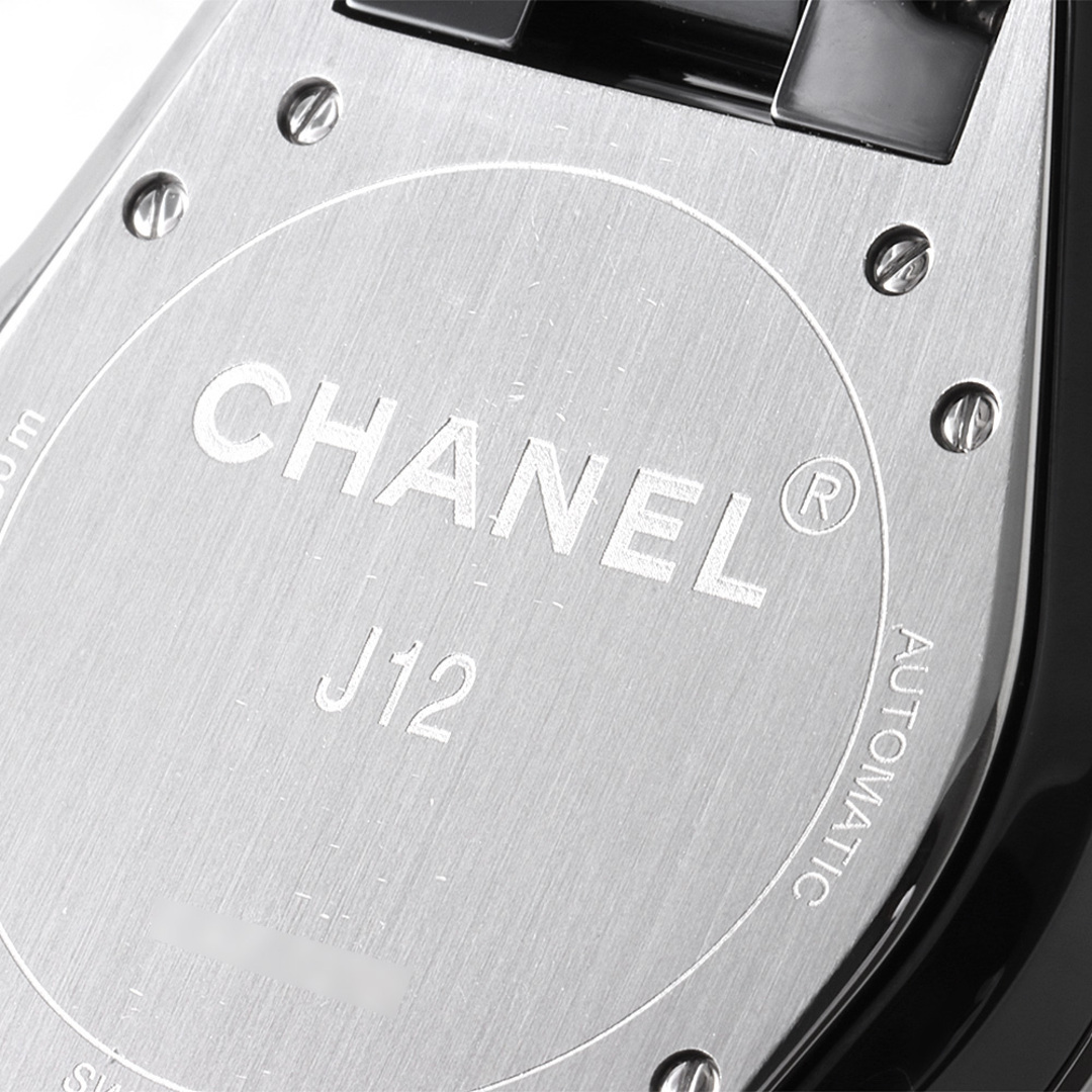 CHANEL(シャネル)のシャネル J12 インテンスブラック ワンショット H3829 メンズ 中古 腕時計 メンズの時計(腕時計(アナログ))の商品写真
