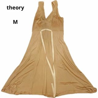 セオリー(theory)の訳あり　theory セオリー ワンピース ノースリーブ 2 シルク ストレッチ(ロングワンピース/マキシワンピース)