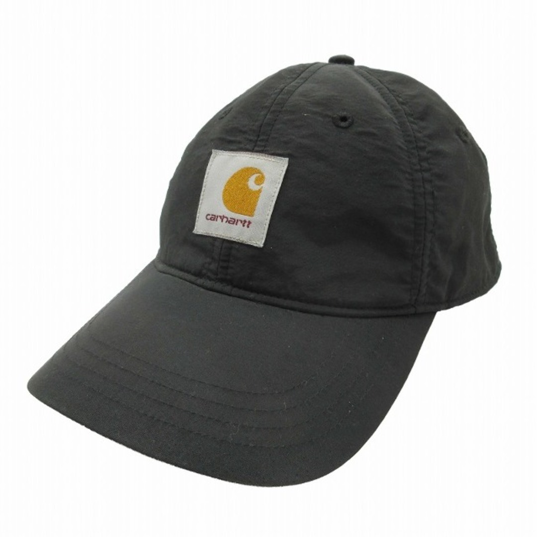 carhartt(カーハート)の美品 19SS カーハート スクエアラベル 6パネル キャップ 帽子 ナイロン メンズの帽子(キャップ)の商品写真