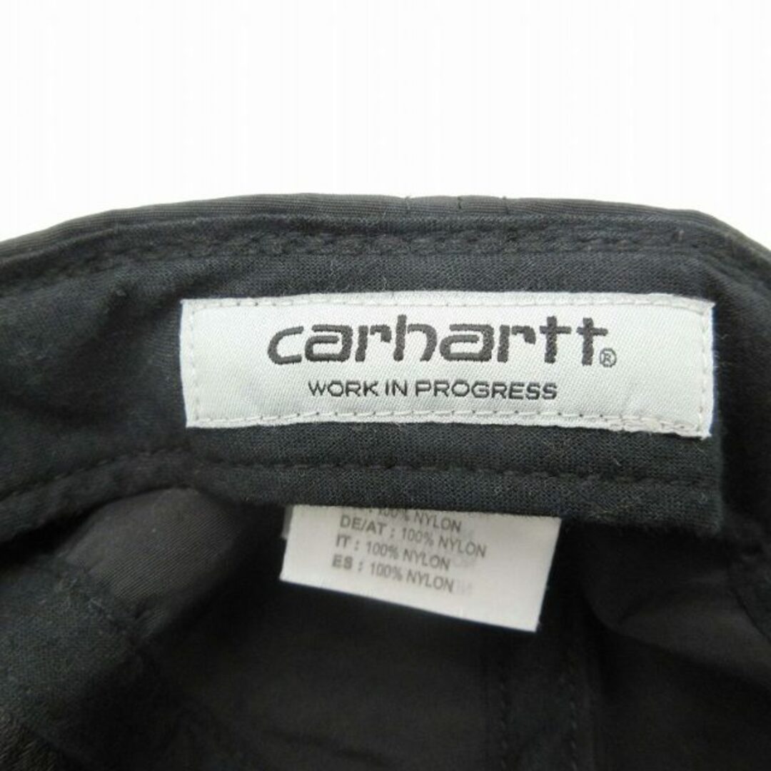 carhartt(カーハート)の美品 19SS カーハート スクエアラベル 6パネル キャップ 帽子 ナイロン メンズの帽子(キャップ)の商品写真