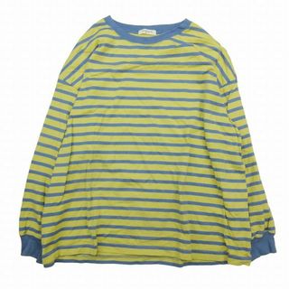 フリークスストア オーバーサイズ ボーダー ロング Tシャツ 長袖 クルーネック(Tシャツ(長袖/七分))