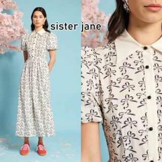 シスタージェーン(sister jane)のSister Jane リボンデザイン ミディアムワンピース(ひざ丈ワンピース)