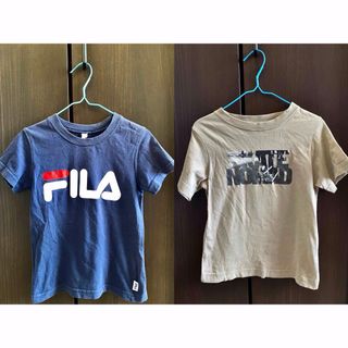 フィラ(FILA)の子供tシャツ【110cm】❷枚セット(FILA&GU)(Tシャツ/カットソー)