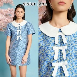 シスタージェーン(sister jane)のSister Jane 花柄 ジャガード ミニワンピース(ミニワンピース)