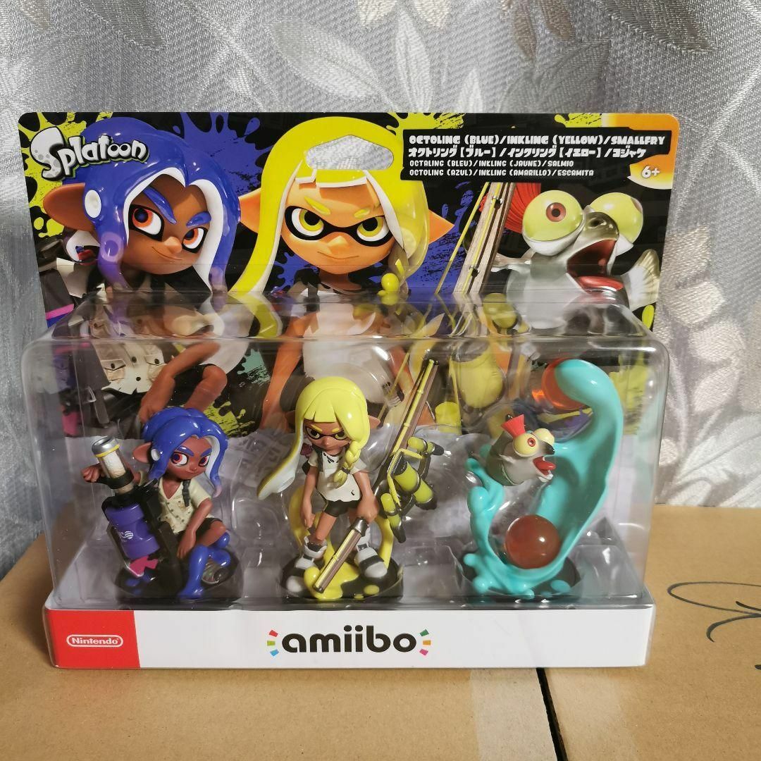 任天堂(ニンテンドウ)のamiibo インクリング オクトリング コジャケ スプラトゥーンamiibo エンタメ/ホビーのフィギュア(ゲームキャラクター)の商品写真