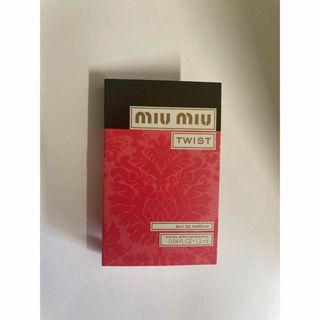 ミュウミュウ(miumiu)の【ミニサンプル1.2ml】 MIU MIU TWIST　ツイスト (香水(女性用))