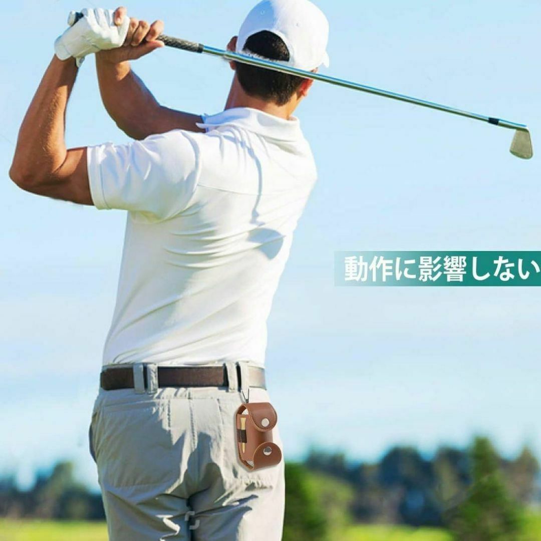 ゴルフ ボール ケース ポーチ 入れ アクセサリー 軽量 ブラック 黒 スポーツ/アウトドアのゴルフ(その他)の商品写真