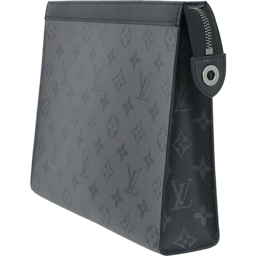 LOUIS VUITTON(ルイヴィトン)のルイヴィトン ポシェットヴォワヤージュ MM モノグラムリバース キャンバス レザー グレー クラッチバッグ メンズ 新品 h-h002 メンズのバッグ(セカンドバッグ/クラッチバッグ)の商品写真