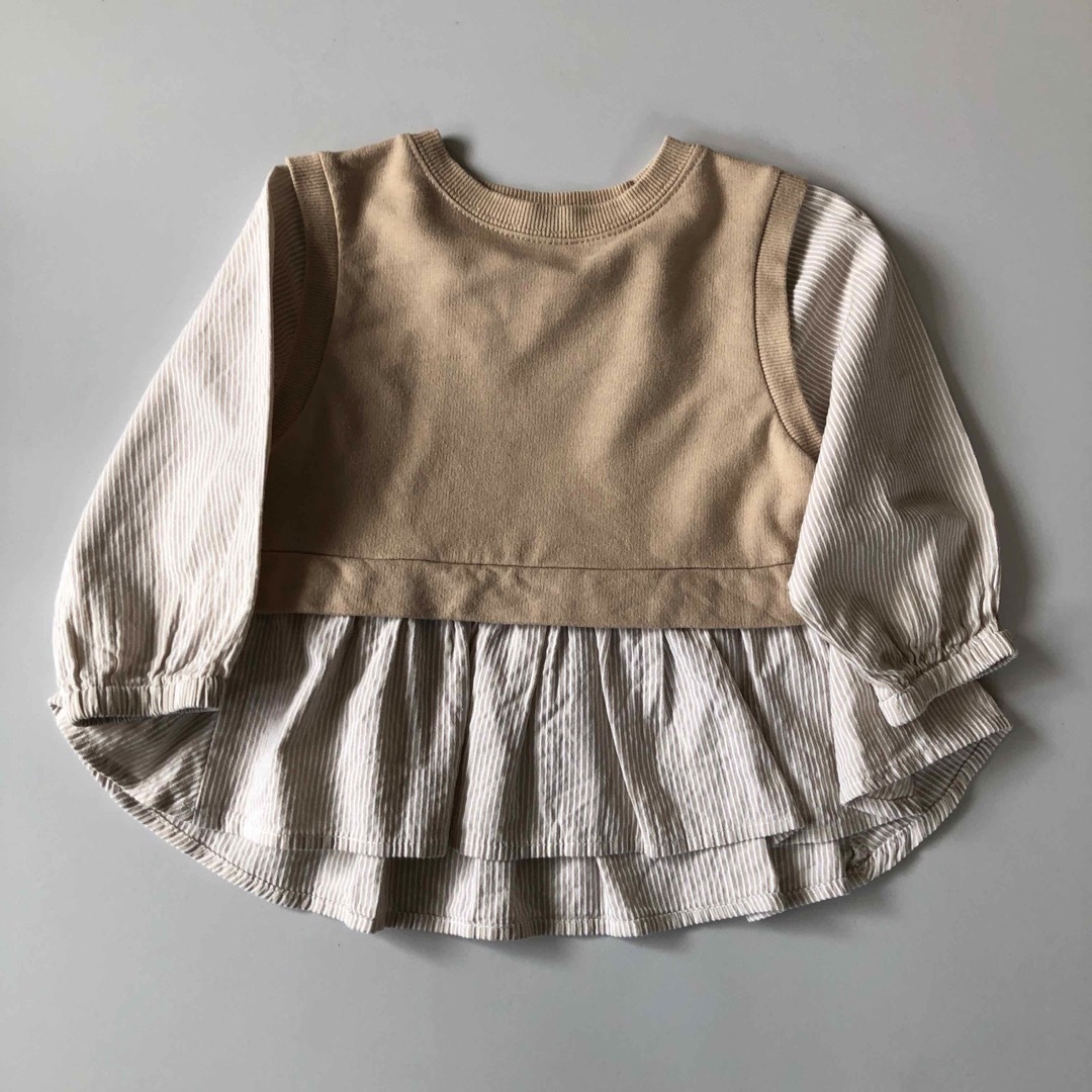 バースデイ(バースデイ)のチュニック　シャツ　90 キッズ/ベビー/マタニティのキッズ服女の子用(90cm~)(Tシャツ/カットソー)の商品写真