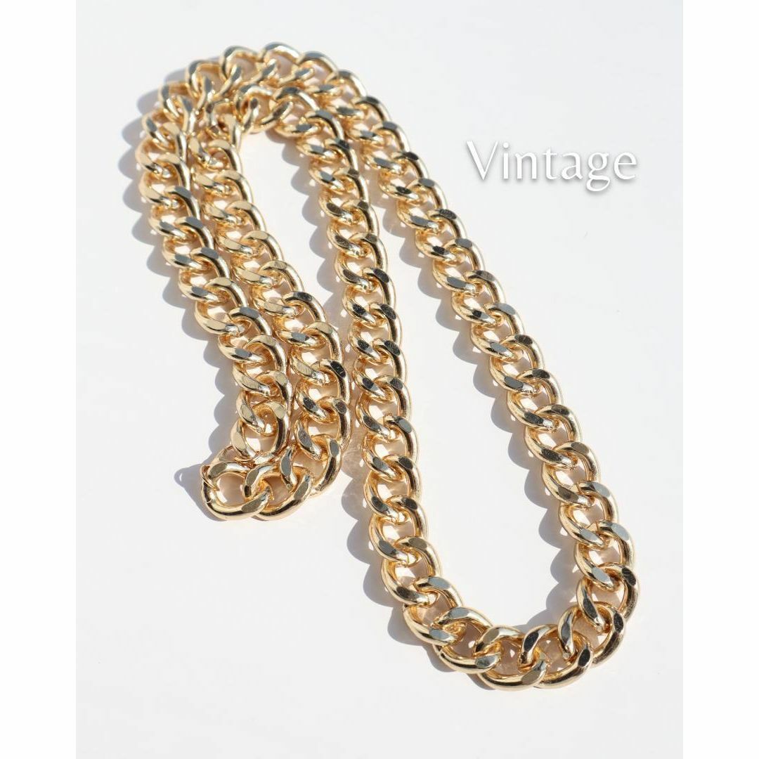 VINTAGE(ヴィンテージ)の超ヘビー チャンキー 喜平 チェーン vintage ロング ネックレス 14㎜ メンズのアクセサリー(ネックレス)の商品写真