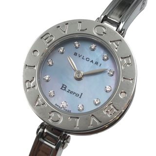 BVLGARI - 　ブルガリ BVLGARI B-zero1 ブルーシェル BZ22S SS レディース 腕時計