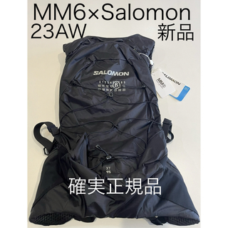 サロモン(SALOMON)のmm6×Salomon サロモン バックパック リュック ショルダー バッグ 黒(バッグパック/リュック)