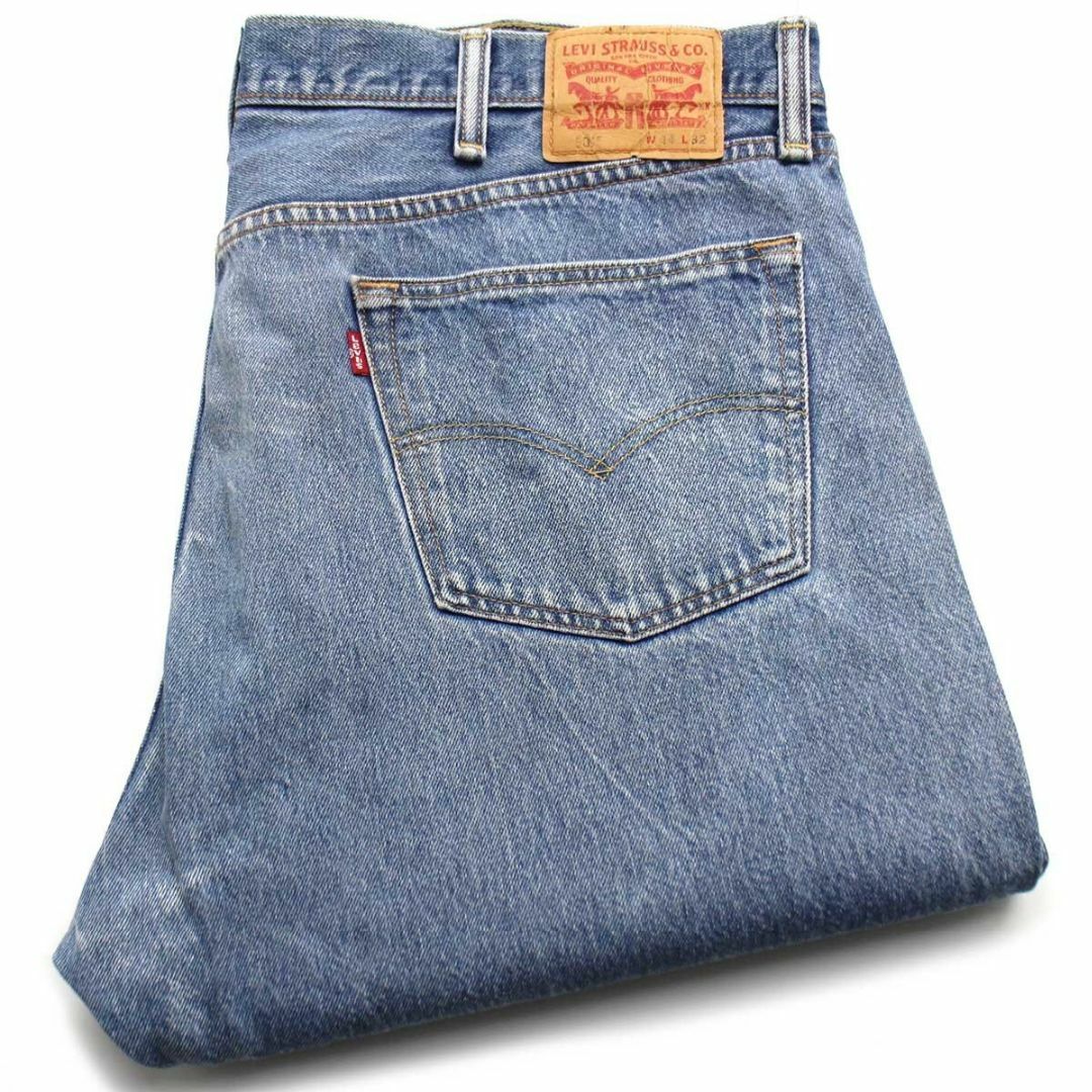 Levi's(リーバイス)のメキシコ製 Levi'sリーバイス 501 ブリーチ飛び デニムパンツ w44 L32★SDP2624 特大 ジーンズ ストレート オーバーサイズ ビッグサイズ メンズのパンツ(デニム/ジーンズ)の商品写真