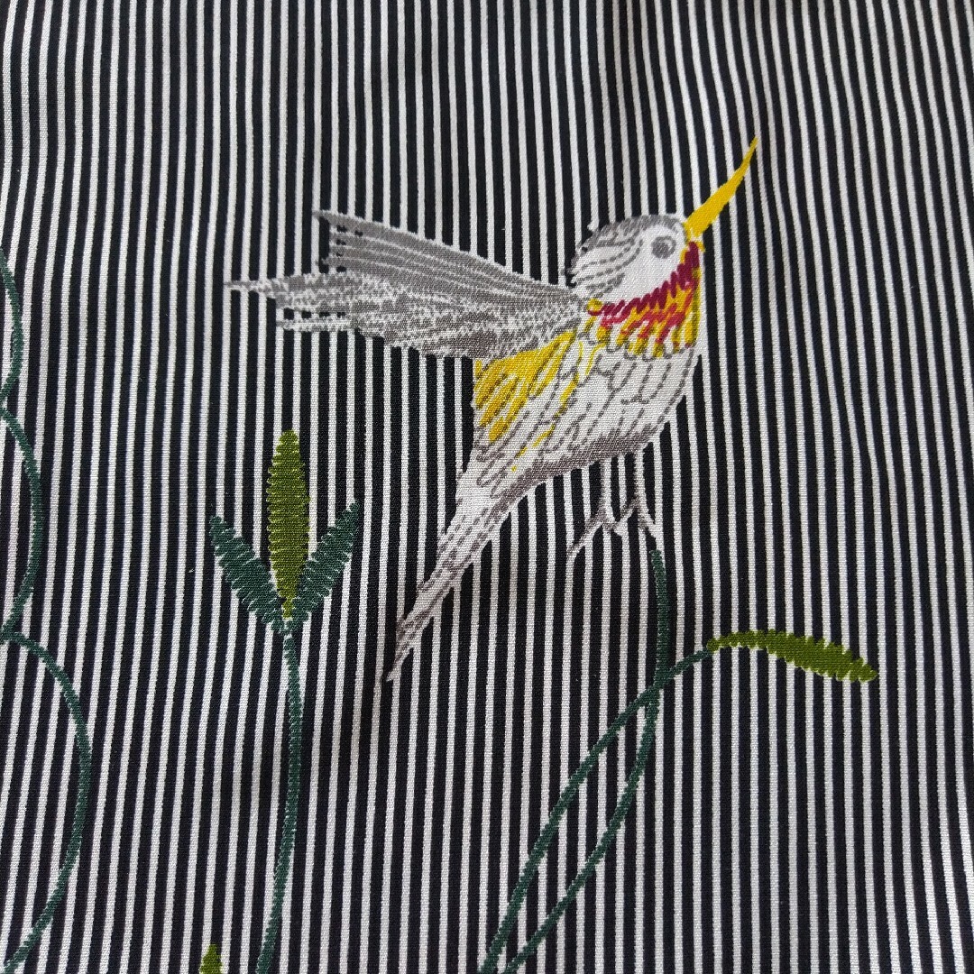 お花と鳥のカットソー レディースのトップス(カットソー(長袖/七分))の商品写真