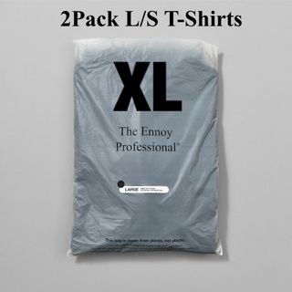 ワンエルディーケーセレクト(1LDK SELECT)のennoy 2Pack L/S T-Shirts BLACK XL ロンT(Tシャツ/カットソー(七分/長袖))