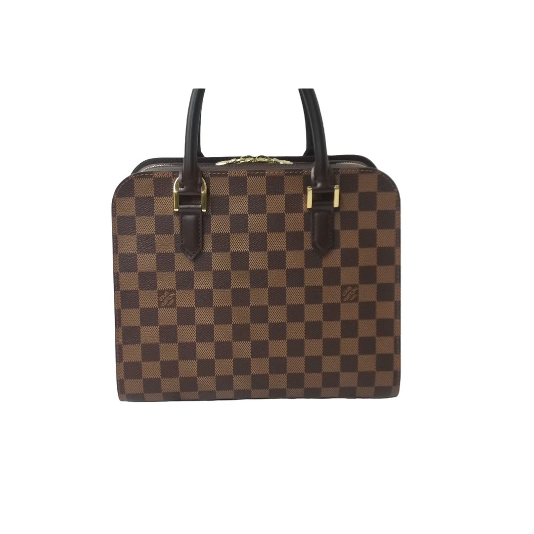 LOUIS VUITTON(ルイヴィトン)の極美品 LOUIS VUITTON ルイ ヴィトン トリアナ N51155 ハンドバッグ ブラウン ダミエ エベヌ 中古 62687 レディースのバッグ(ハンドバッグ)の商品写真