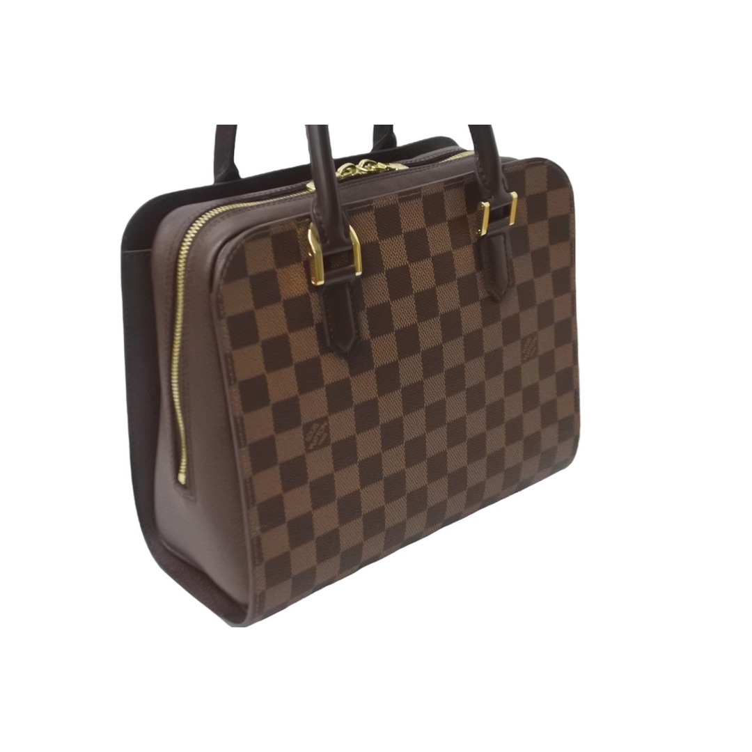 LOUIS VUITTON(ルイヴィトン)の極美品 LOUIS VUITTON ルイ ヴィトン トリアナ N51155 ハンドバッグ ブラウン ダミエ エベヌ 中古 62687 レディースのバッグ(ハンドバッグ)の商品写真