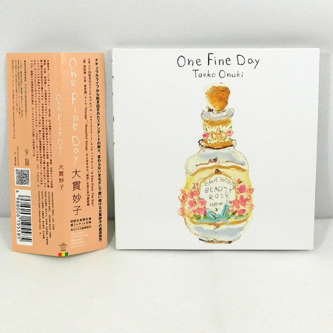 紙ジャケCD「大貫妙子/One Fine Day」初回盤 帯付き エンタメ/ホビーのCD(ポップス/ロック(邦楽))の商品写真