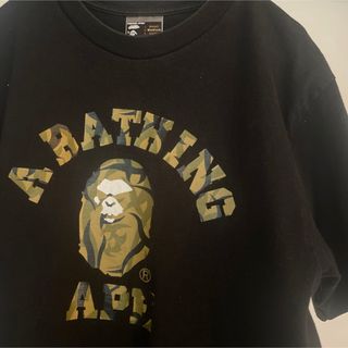 アベイシングエイプ(A BATHING APE)のA BATHING APE ビッグプリント 迷彩 Tシャツ(Tシャツ/カットソー(半袖/袖なし))