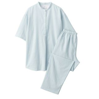 MUJI (無印良品) - 無印良品　五分袖パジャマ　レディースＬサイズ